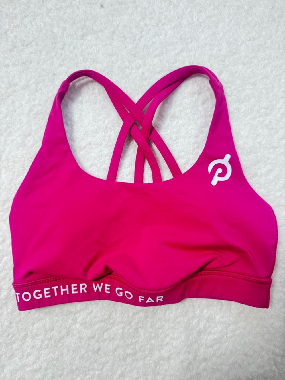 lululemon athletica Bright Pink Cross-Back Sports Bra